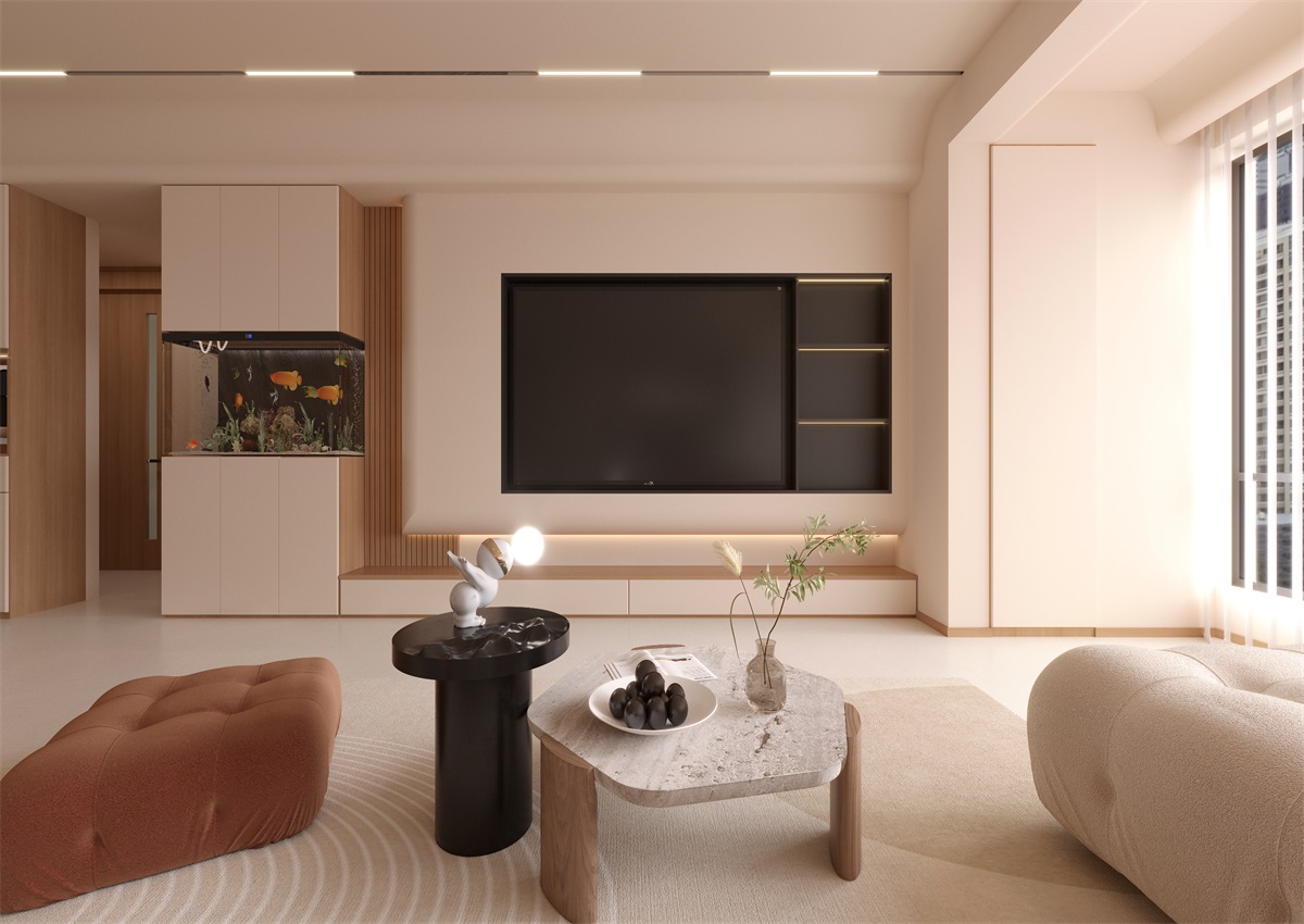 中海九樾143㎡ | 原木奶油風的家，越看越愛！