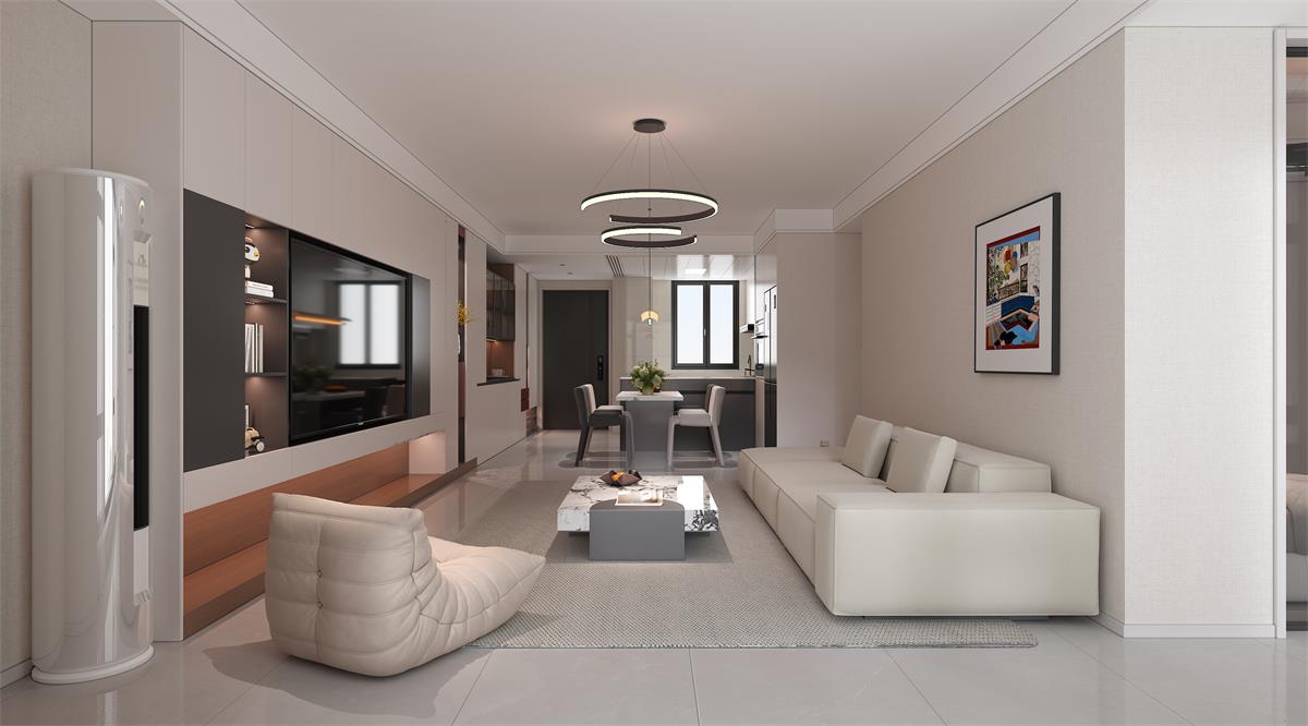 星耀閱海 |123㎡小三居極限改造！整墻收納柜+開放式餐廚，空間翻倍還顯大！