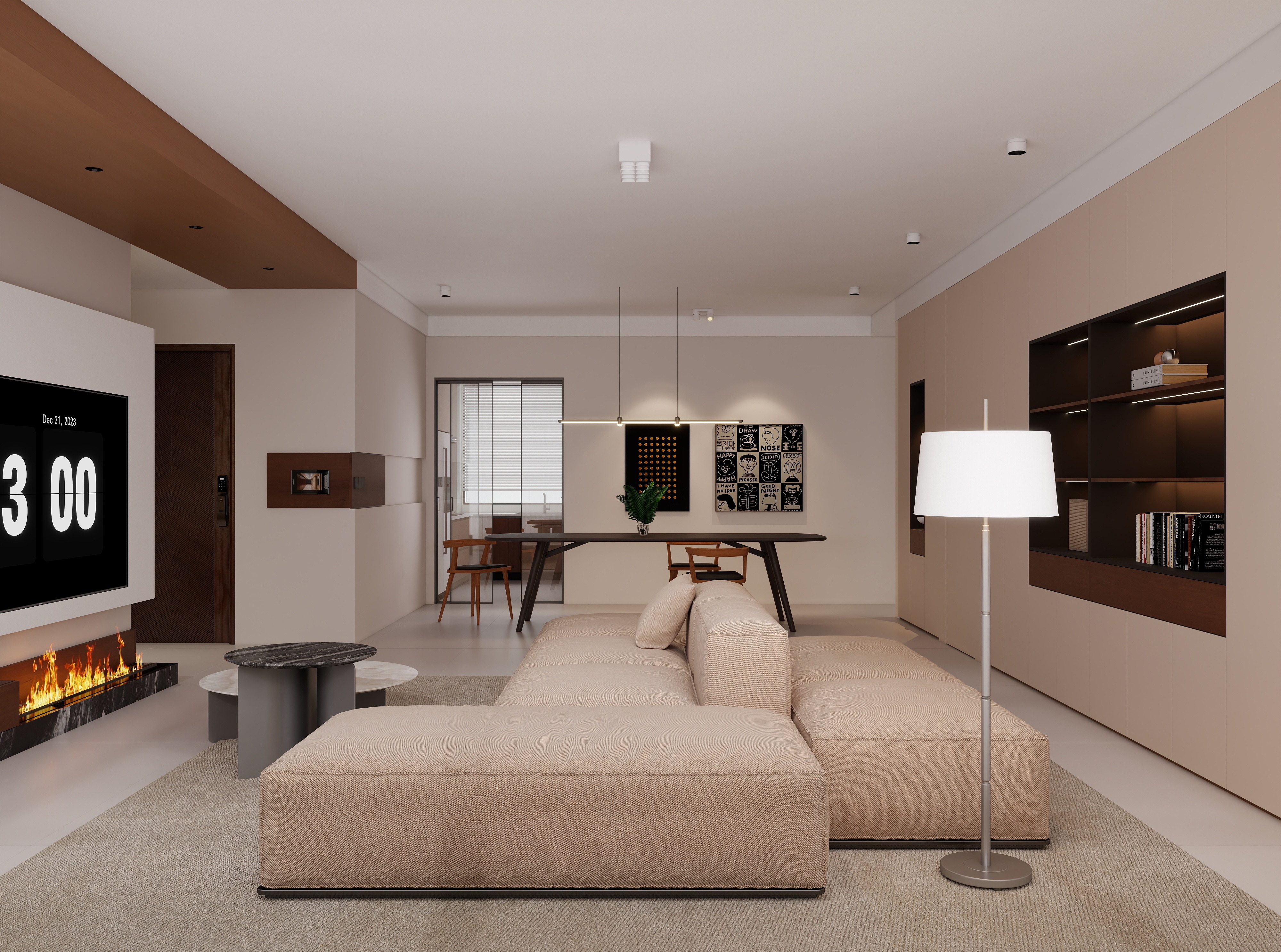 民生北府143㎡ | 極簡主義的生活哲學，在市中心過上隱居生活~