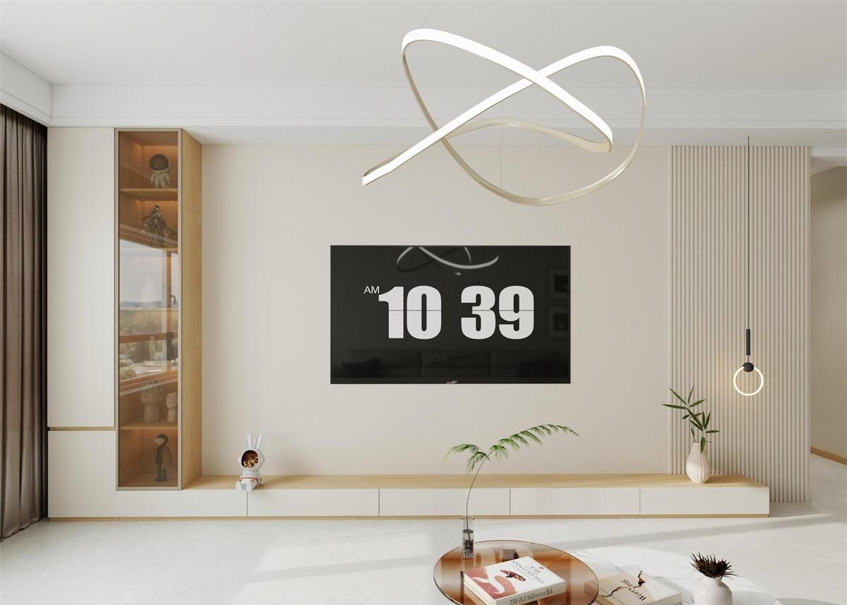 魯銀瀧璽126㎡ | 溫柔感溢出屏幕！『簡約+奶油』看一百遍也不膩