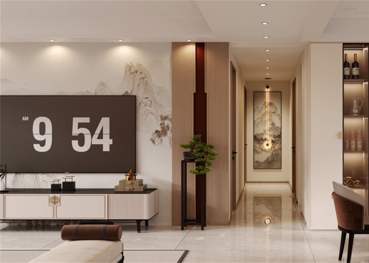 中海華樾185㎡ | 新中式到底有多絕？東方美學(xué)直接拿下一家老?。? title=