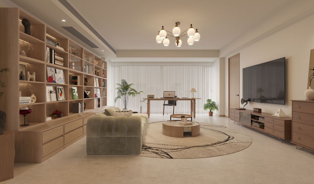 舊房改造 | 住進知識分子味的松弛原木家，170平“高智感”百看不厭！