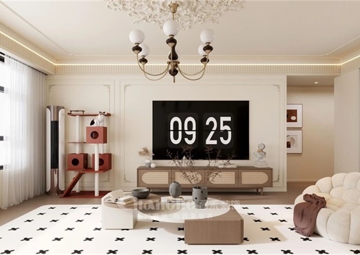 盛世西城130㎡ | 住進這個中古奶油風的家，推門那一刻幸福感爆棚！